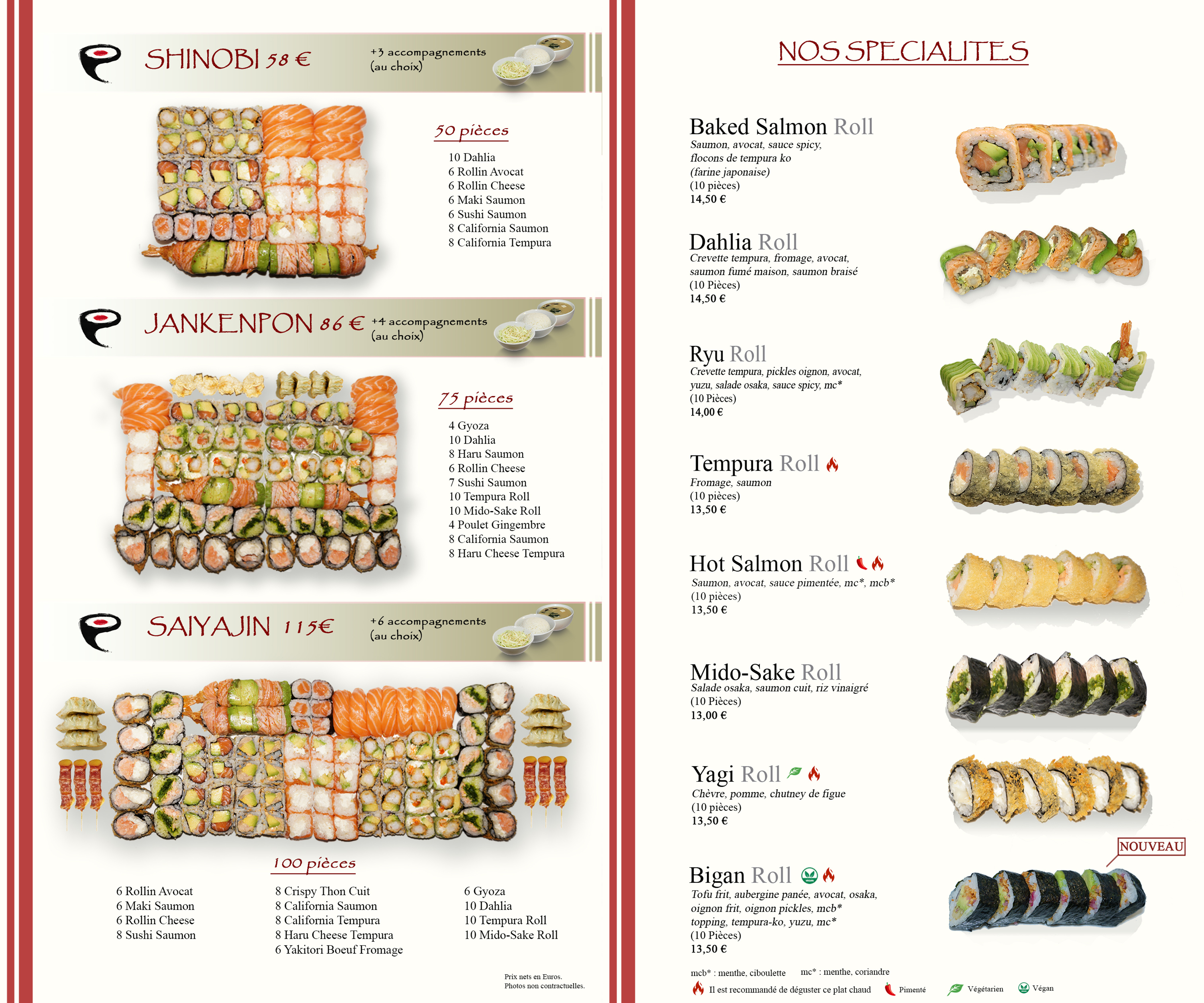 Menu Page 3